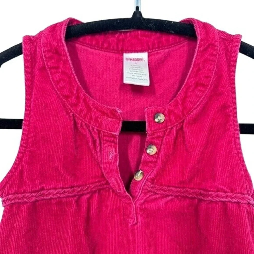 Gymboree Maroon Corduroy Dress Fall Festive Thanksgiving Family Pictures Girls 4